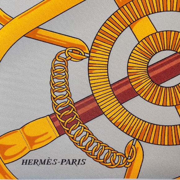 NWOT Hermès Maxi Twilly "Éperon d’Or" in Orange - Picture 3 of 5